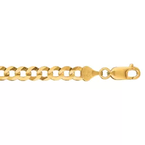 14K Gold 5.7mm Comfort Curb Chain