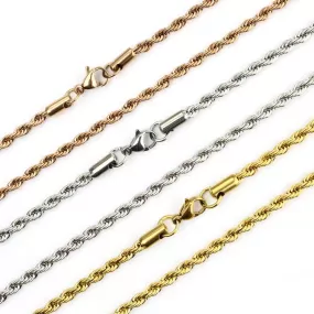 3mm Classic Rope Chain