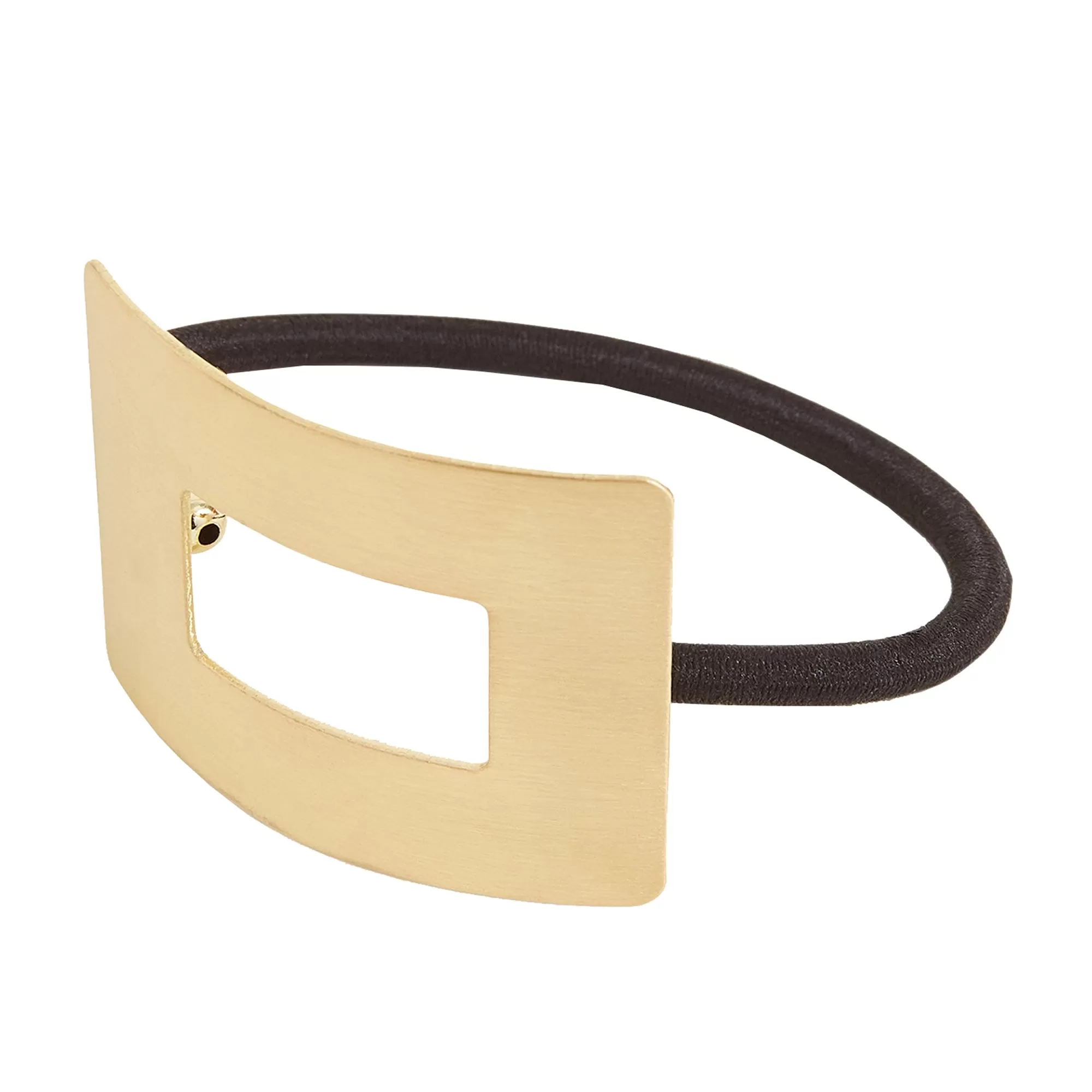 Accessorize London Rectangular Gold Metal Hairband