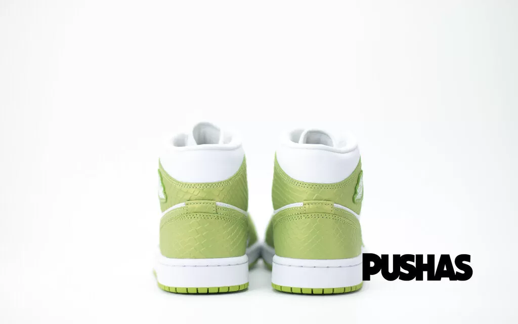 Air Jordan 1 Mid 'Green Python' Women's (2022)