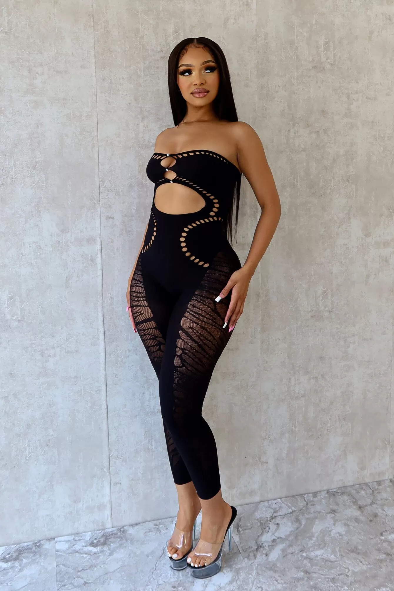 Amara Seamless Cut Out Tube Jumpsuit