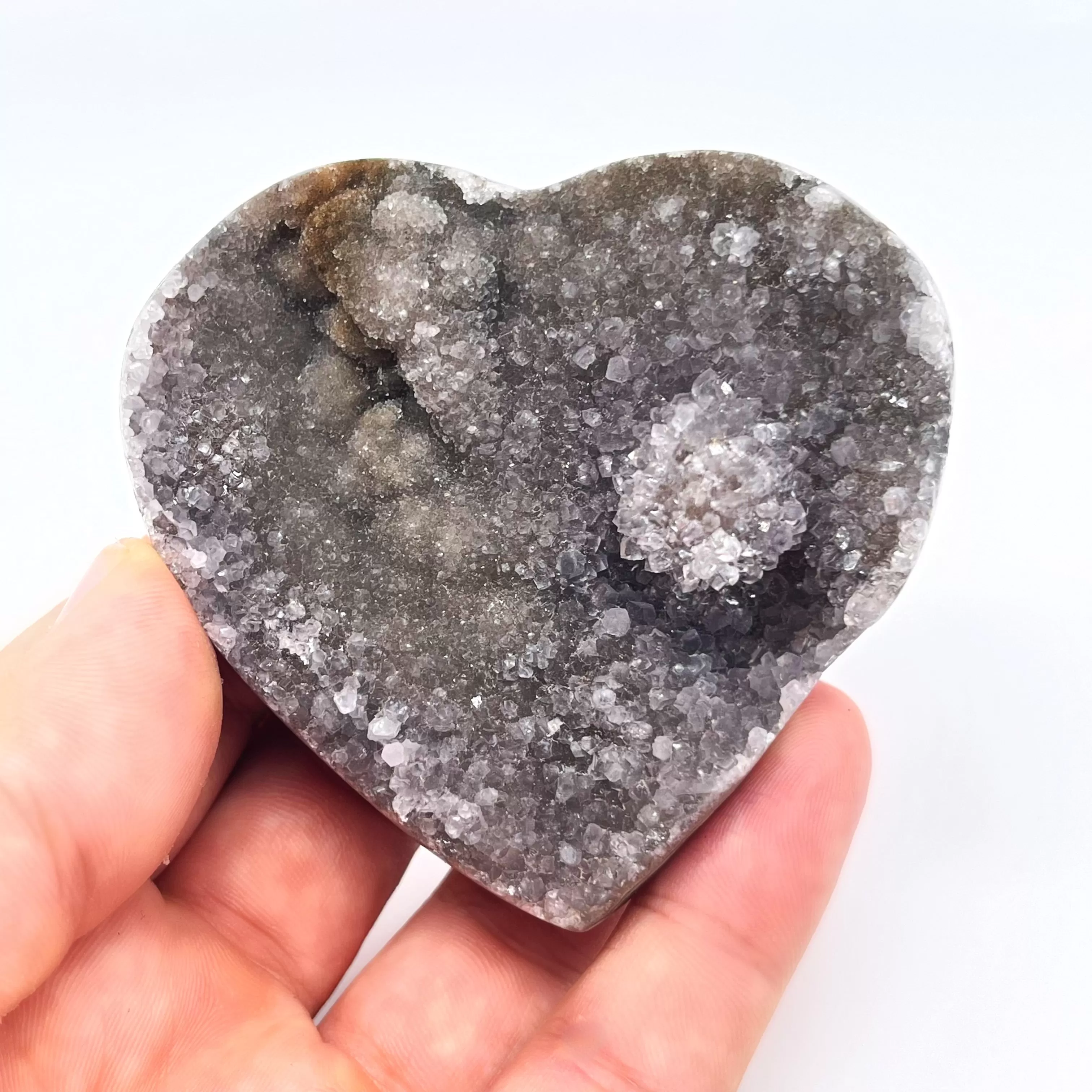 Amethyst Geode Heart