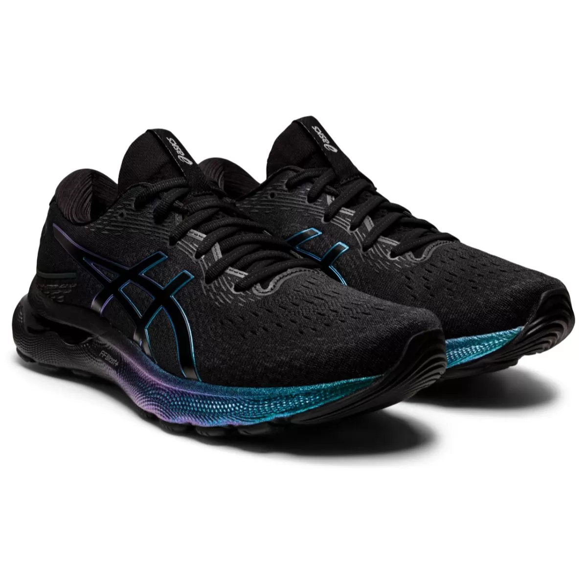 Asics Gel Nimbus 24 Platinum Men Black Black    