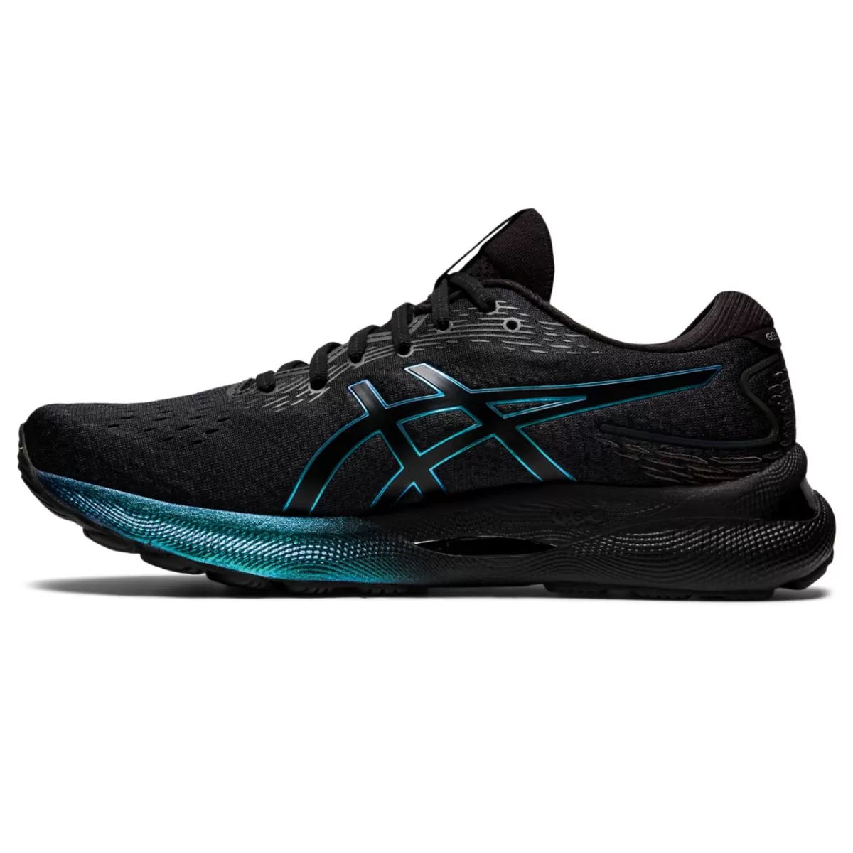 Asics Gel Nimbus 24 Platinum Men Black Black    