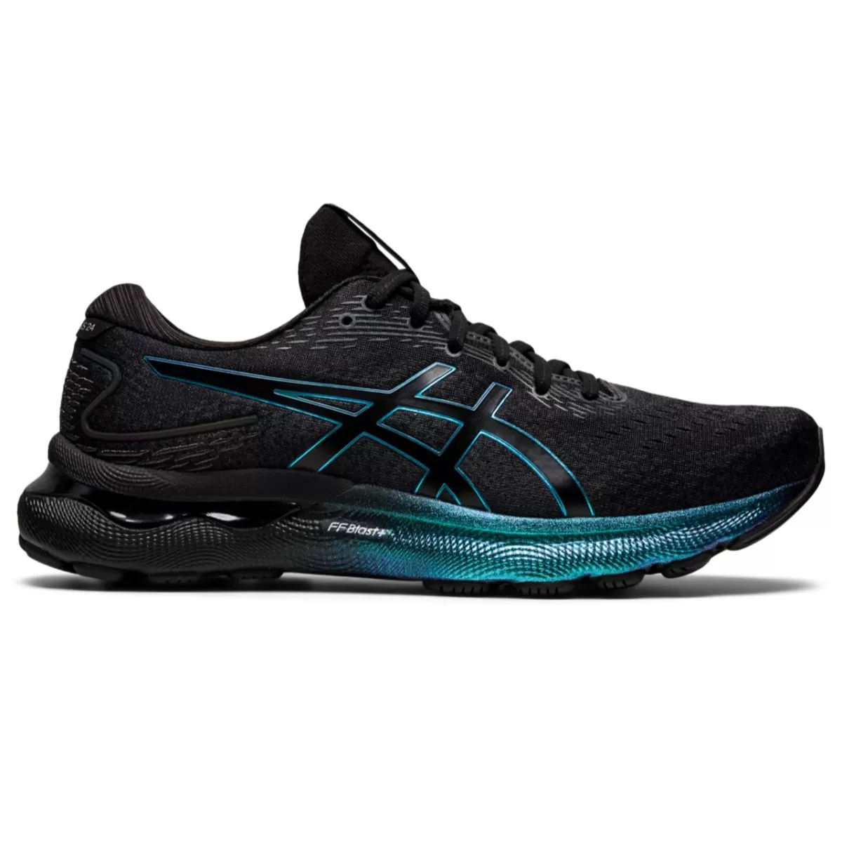 Asics Gel Nimbus 24 Platinum Men Black Black    