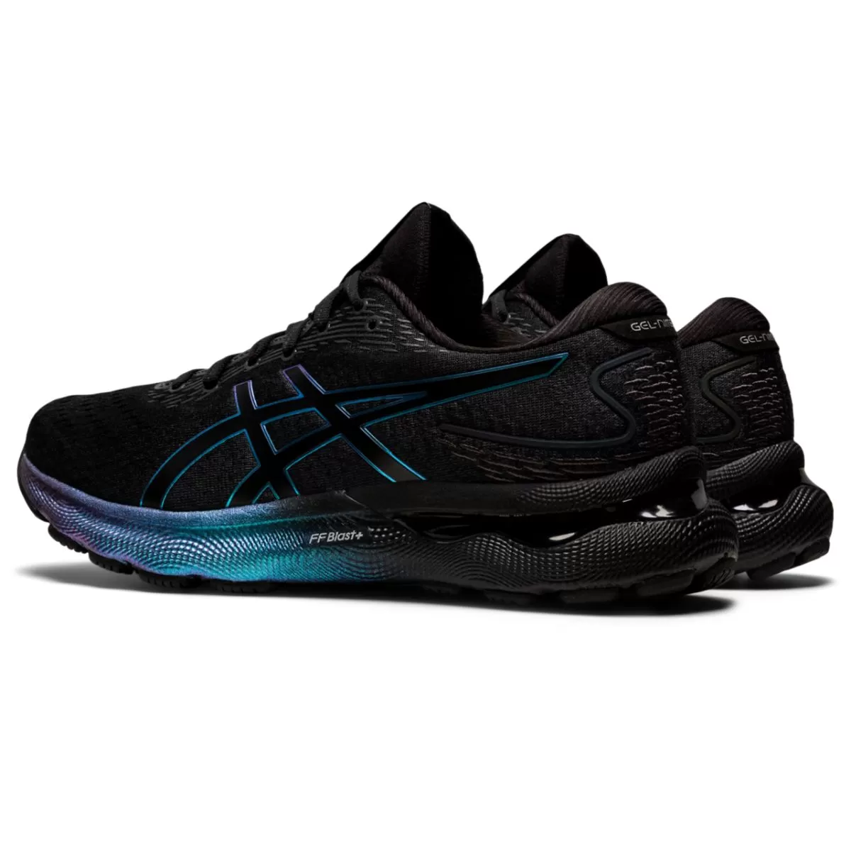 Asics Gel Nimbus 24 Platinum Men Black Black    