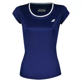 Babolat Girls Core Flag Club Tee - Estate Blue