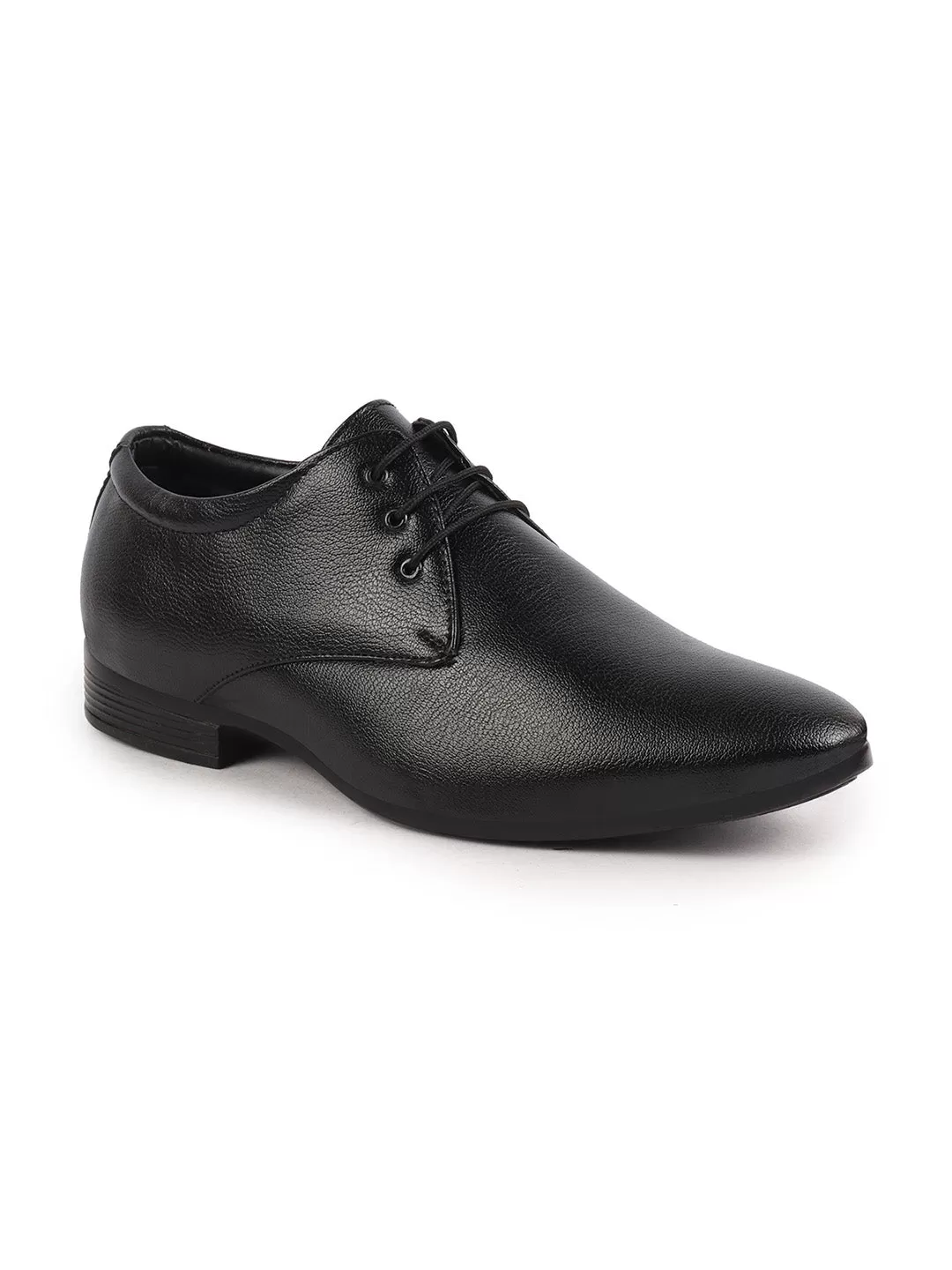 Basics Men Black Formal Office Lace Up Shoes