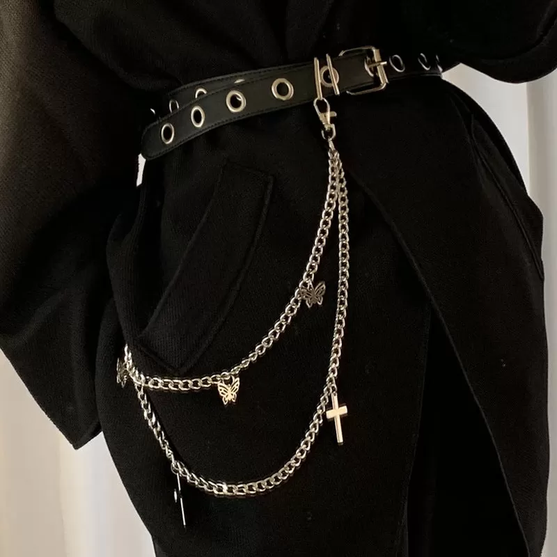 Butterfly Cross Chain Belt SD02027