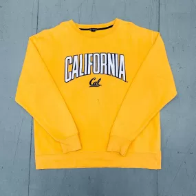 California Golden Bears: 1990's Champion Stitched Spellout Sweat (L)