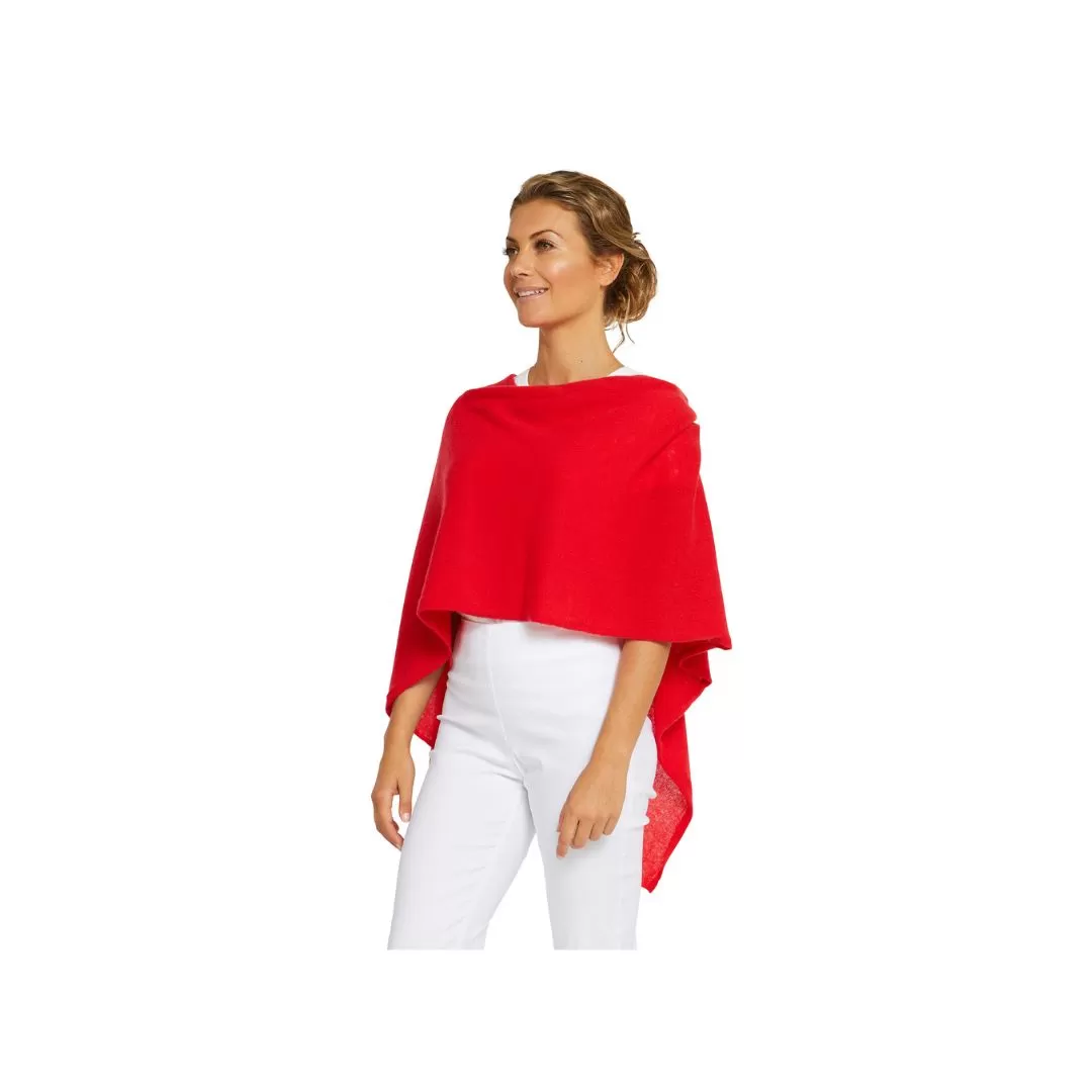 CASHMERE CLASSIC TOPPER - POPPY