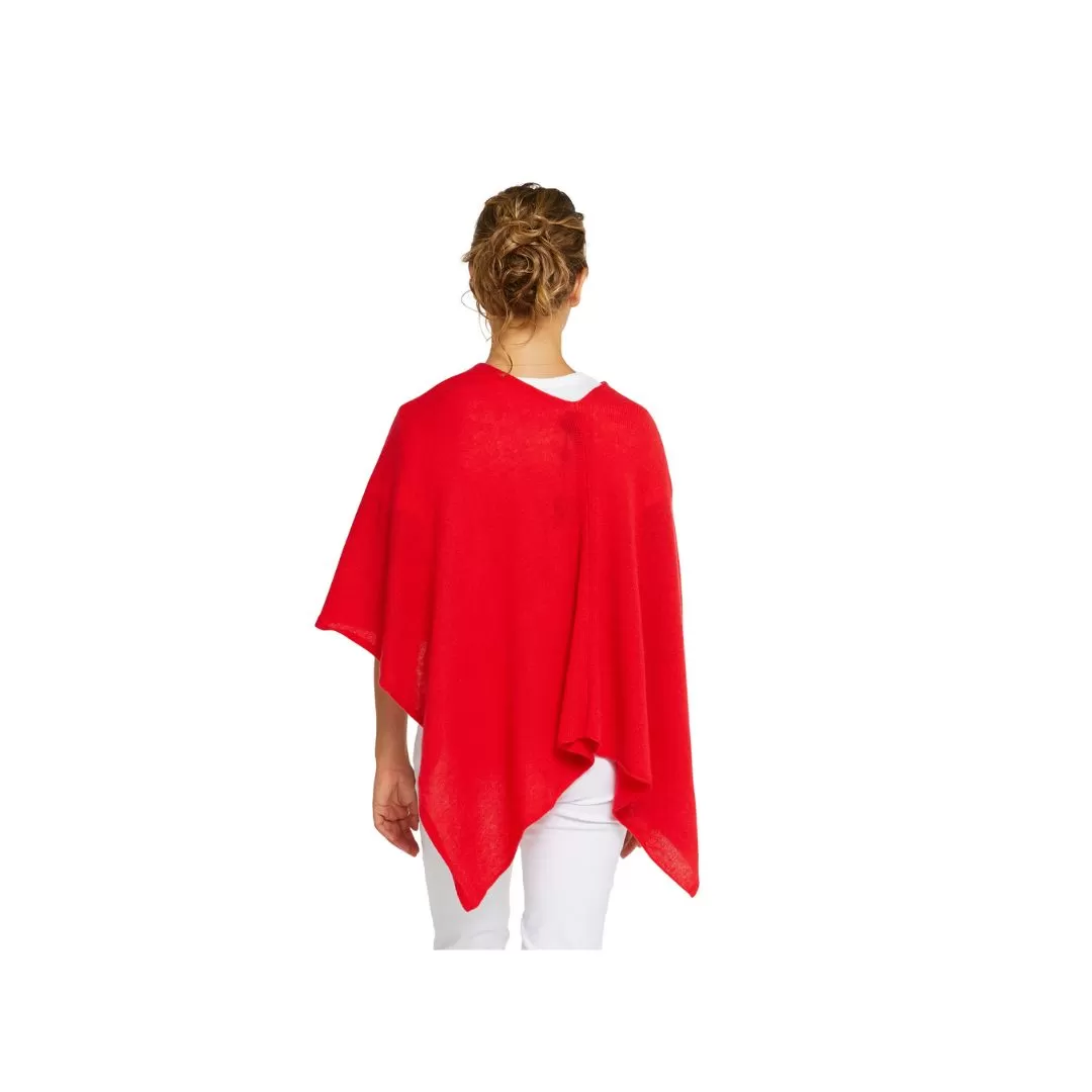 CASHMERE CLASSIC TOPPER - POPPY