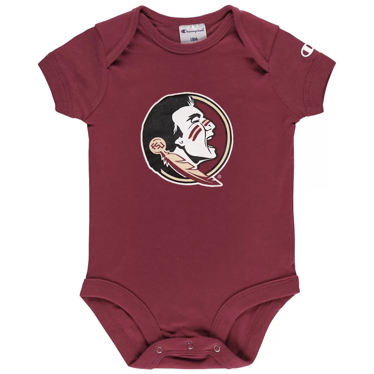 Champion Infant Seminole Logo Onesie - Garnet