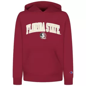 Champion Toddler Florida State Seminole Logo Hooded Sweat - Garnet