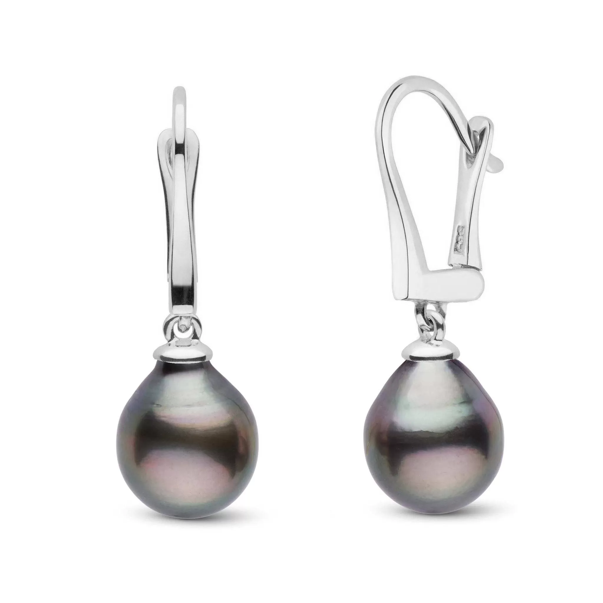 Classic Collection Tahitian Drop 8.0-9.0 mm Pearl Dangle Earrings