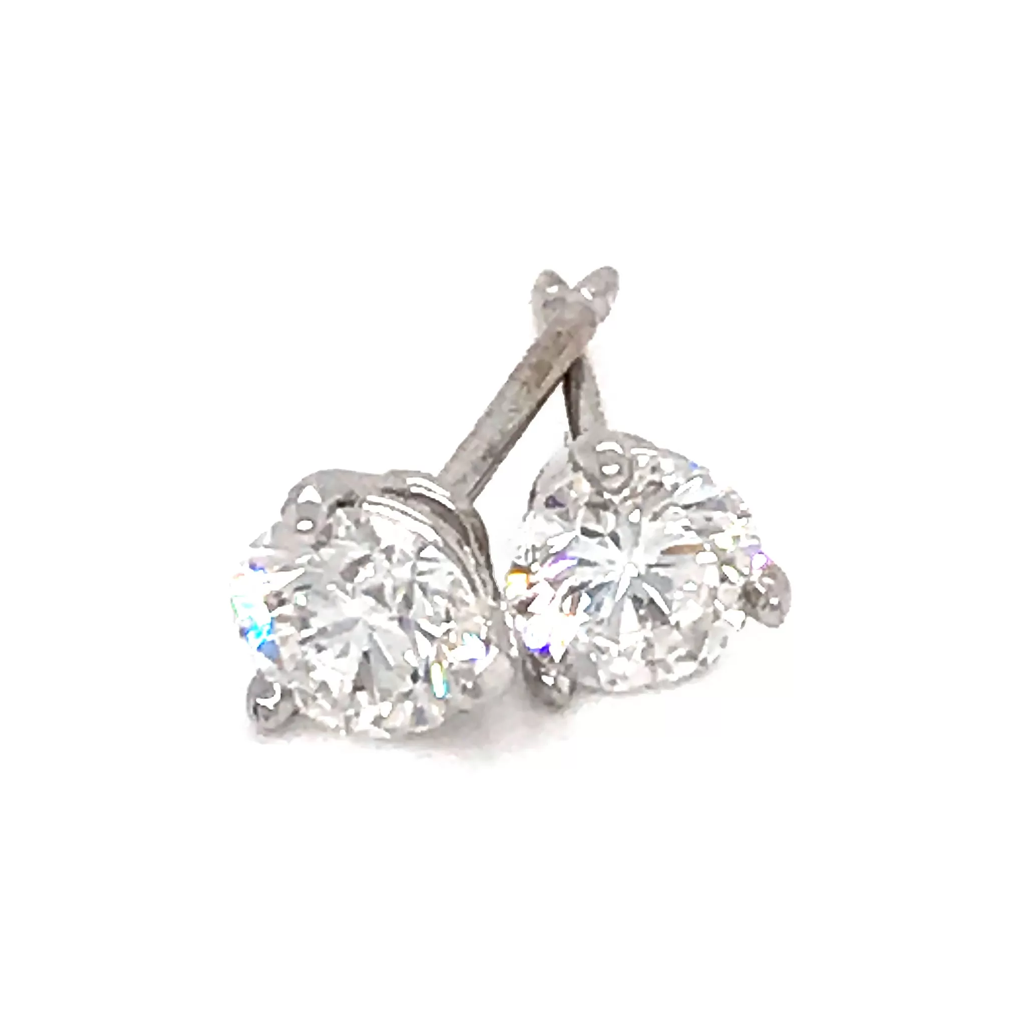 Classic Diamond Stud Earrings