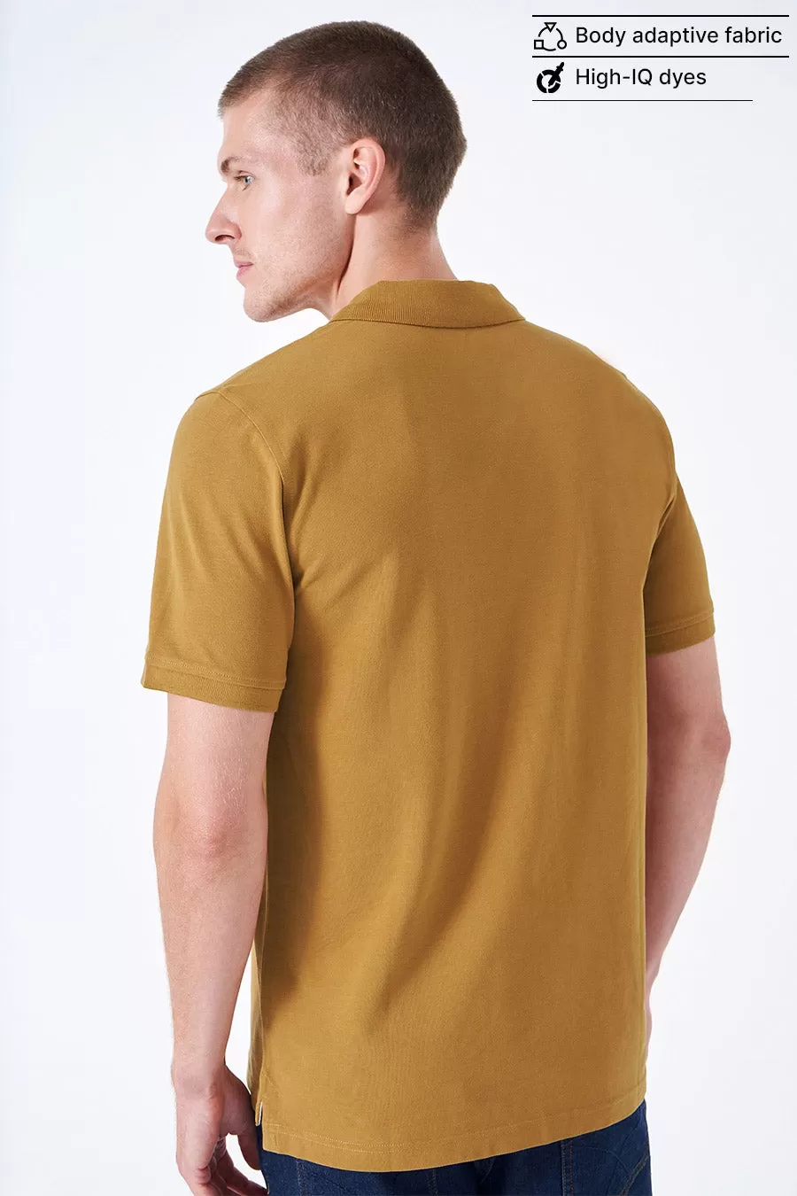 Classic Polo in Mustard