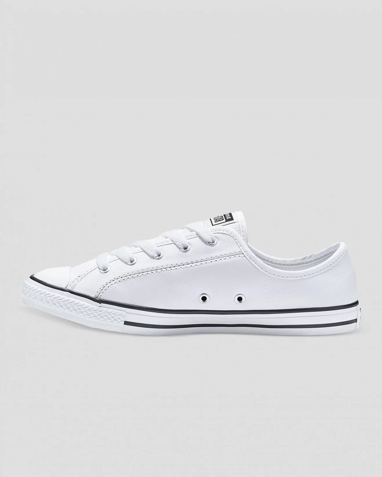 Converse Womens Chuck Taylor All Star Dainty Leather Low Top White