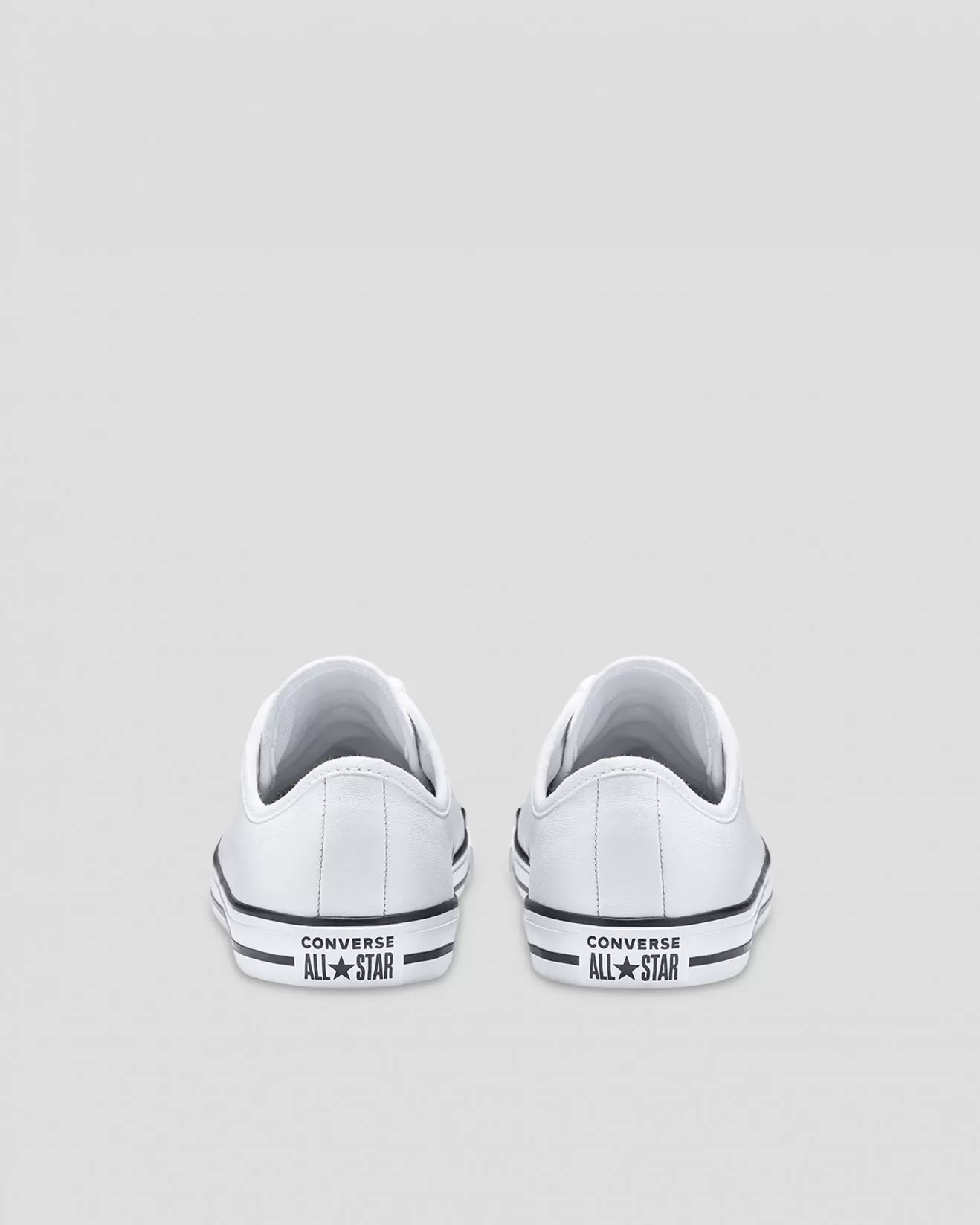 Converse Womens Chuck Taylor All Star Dainty Leather Low Top White