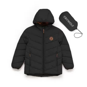 Crywolf Eco Puffer - Black