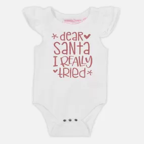 Dear Santa I Really Tried - Vinyl - Custom