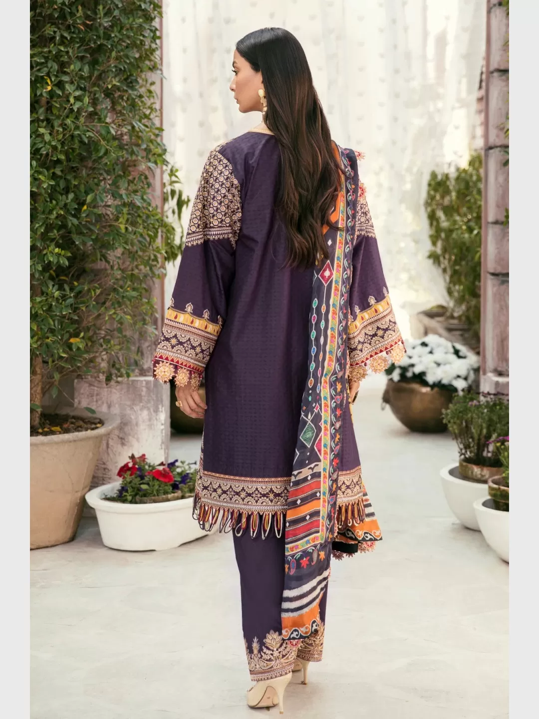 Designer Jacquard Lawn Embroidery