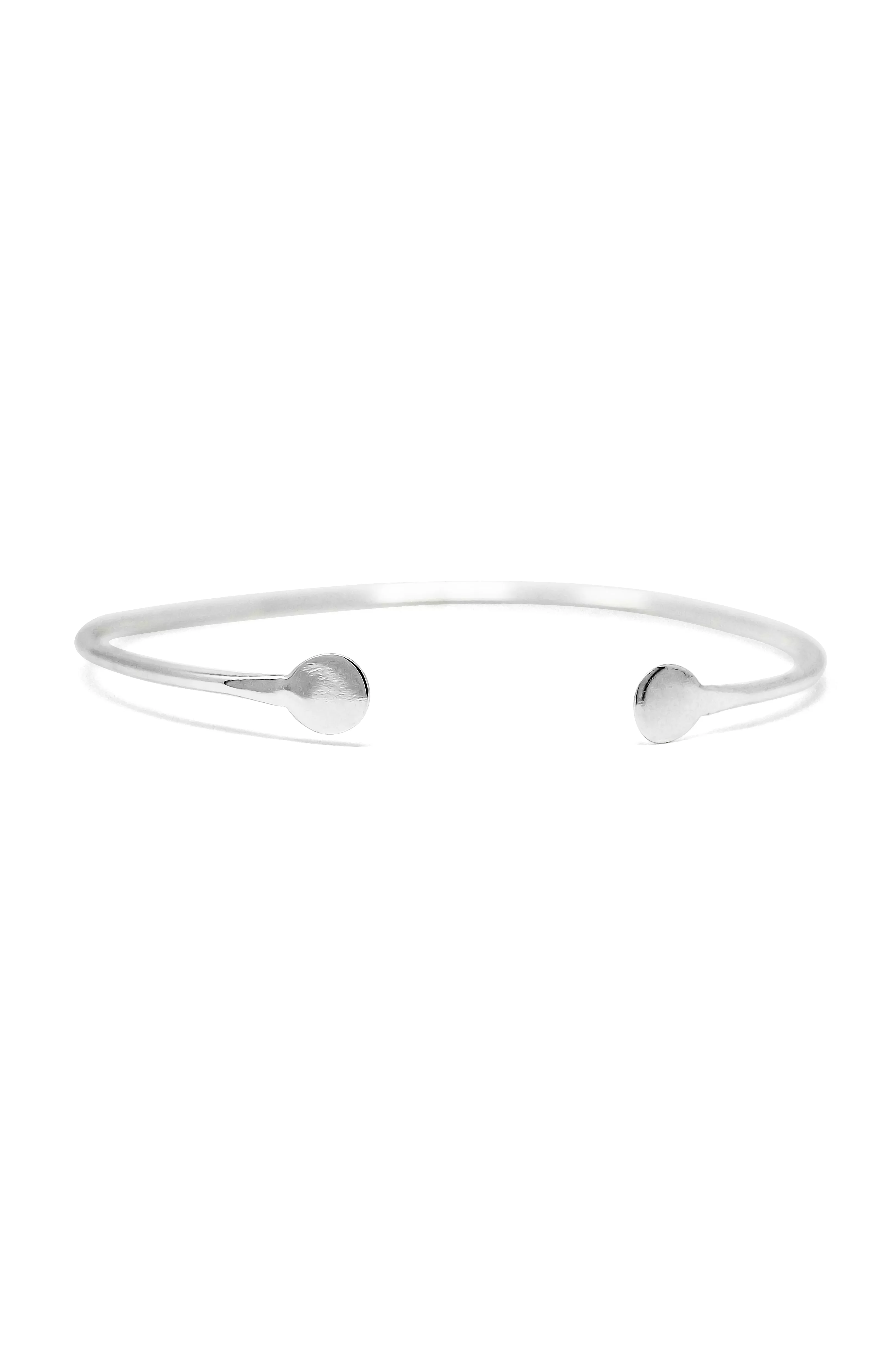 Dots & Dashes Sterling Silver Adjustable Bracelet