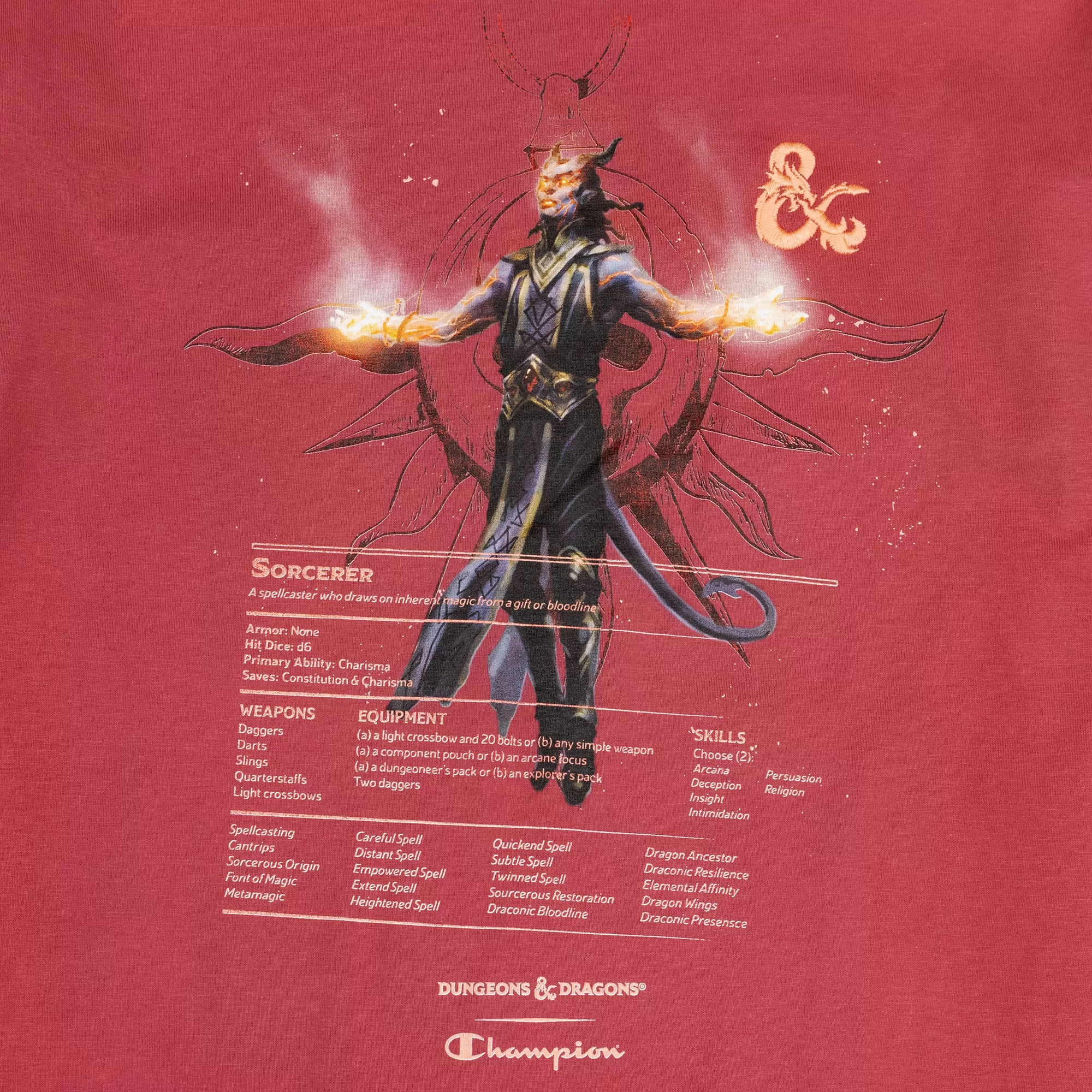 Dungeons & Dragons x Champion - Sorcerer Tee