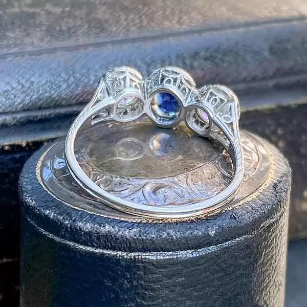 Edwardian Sapphire & Diamond Ring