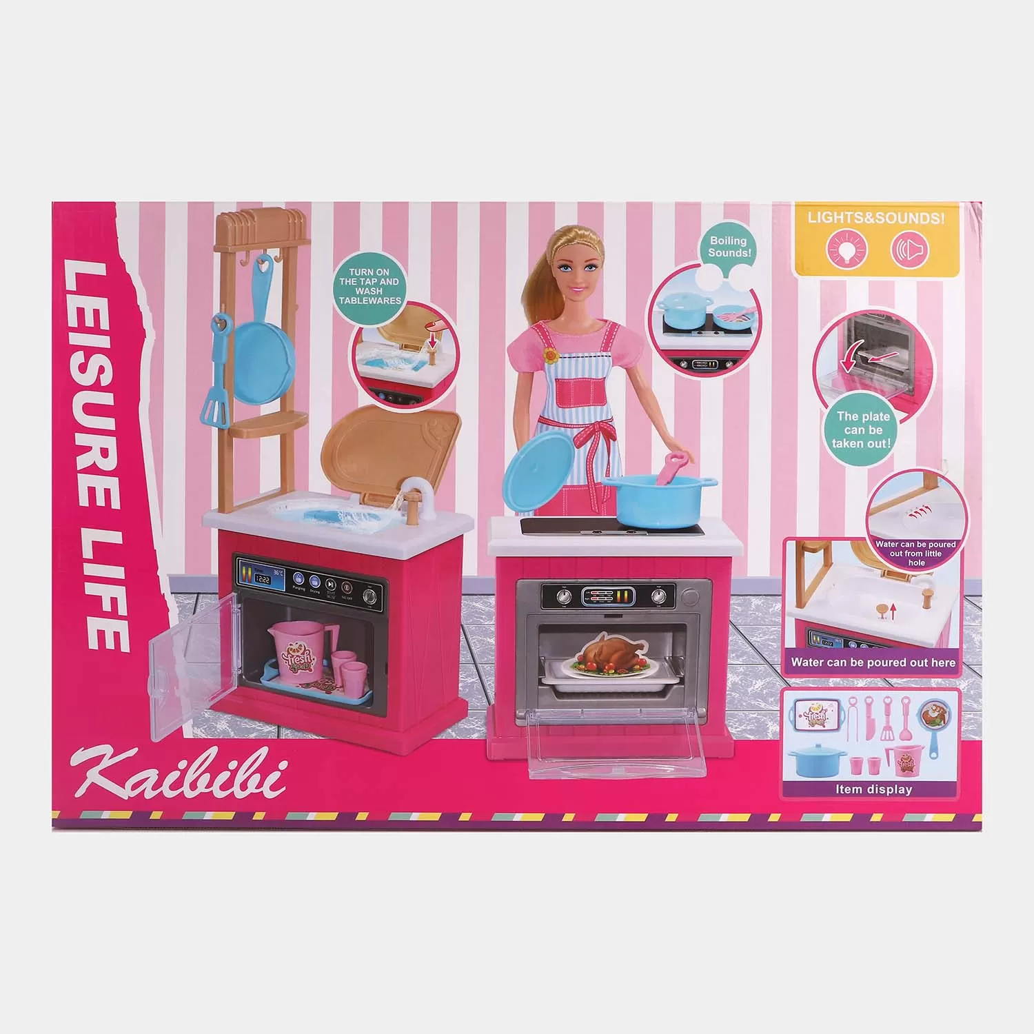 Fashion Cook Doll Play Set For Girls