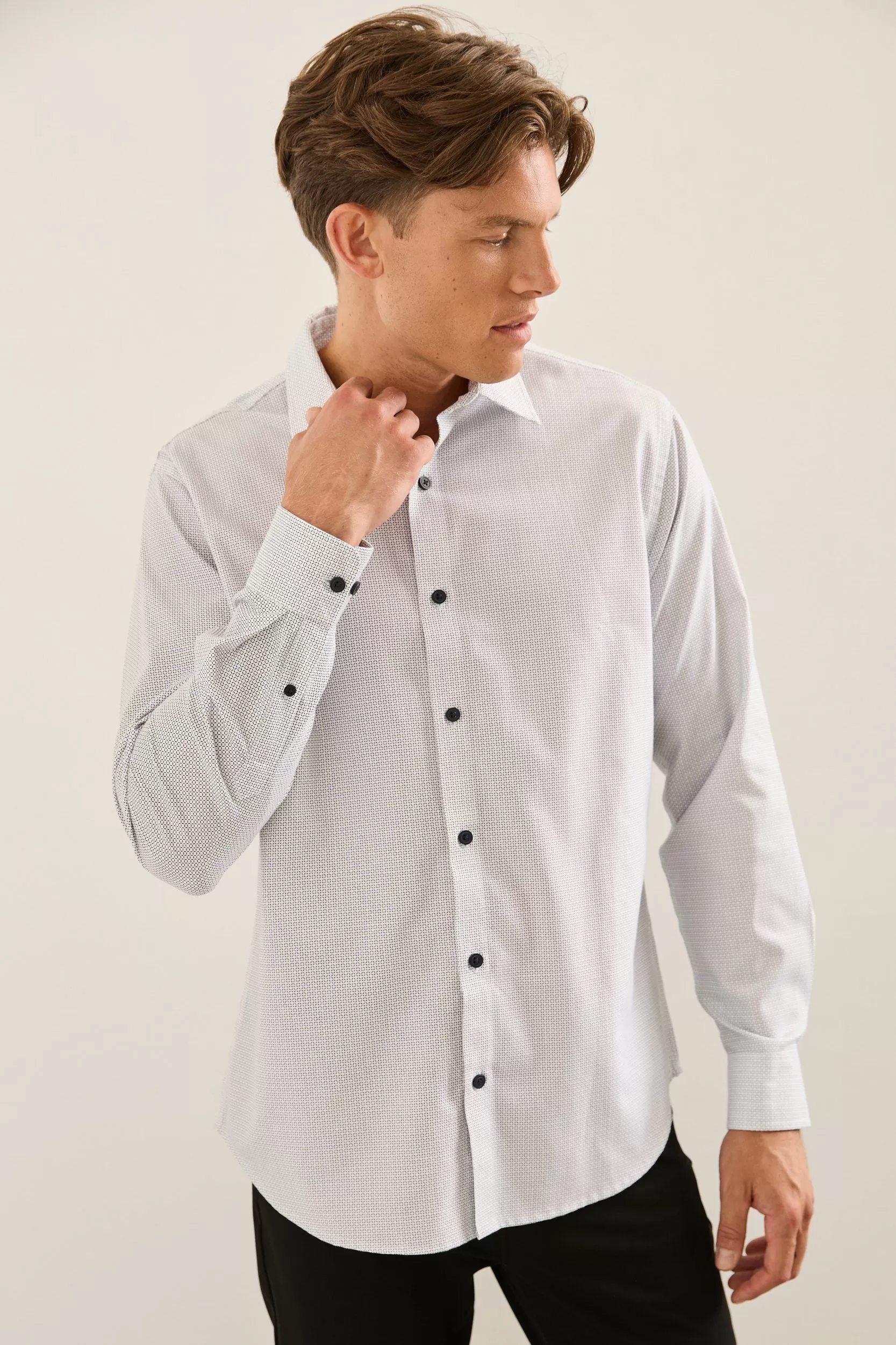 Geo Print Comfort Fit Shirt