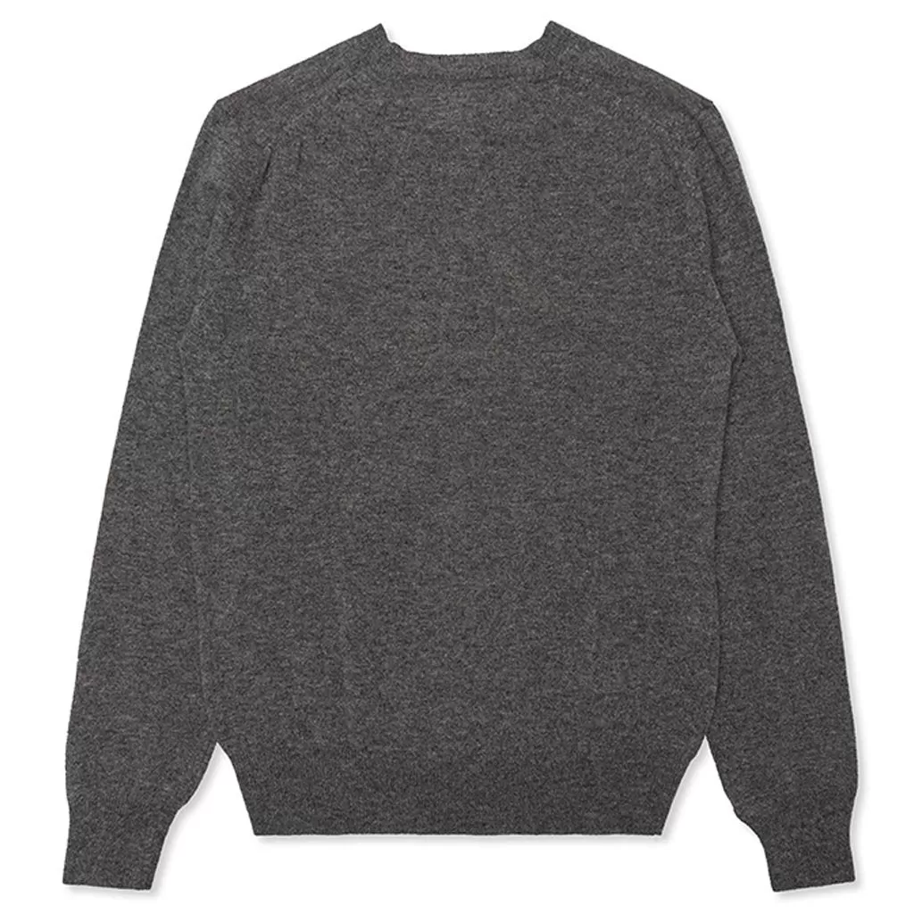 Gold Heart Sweater - Grey