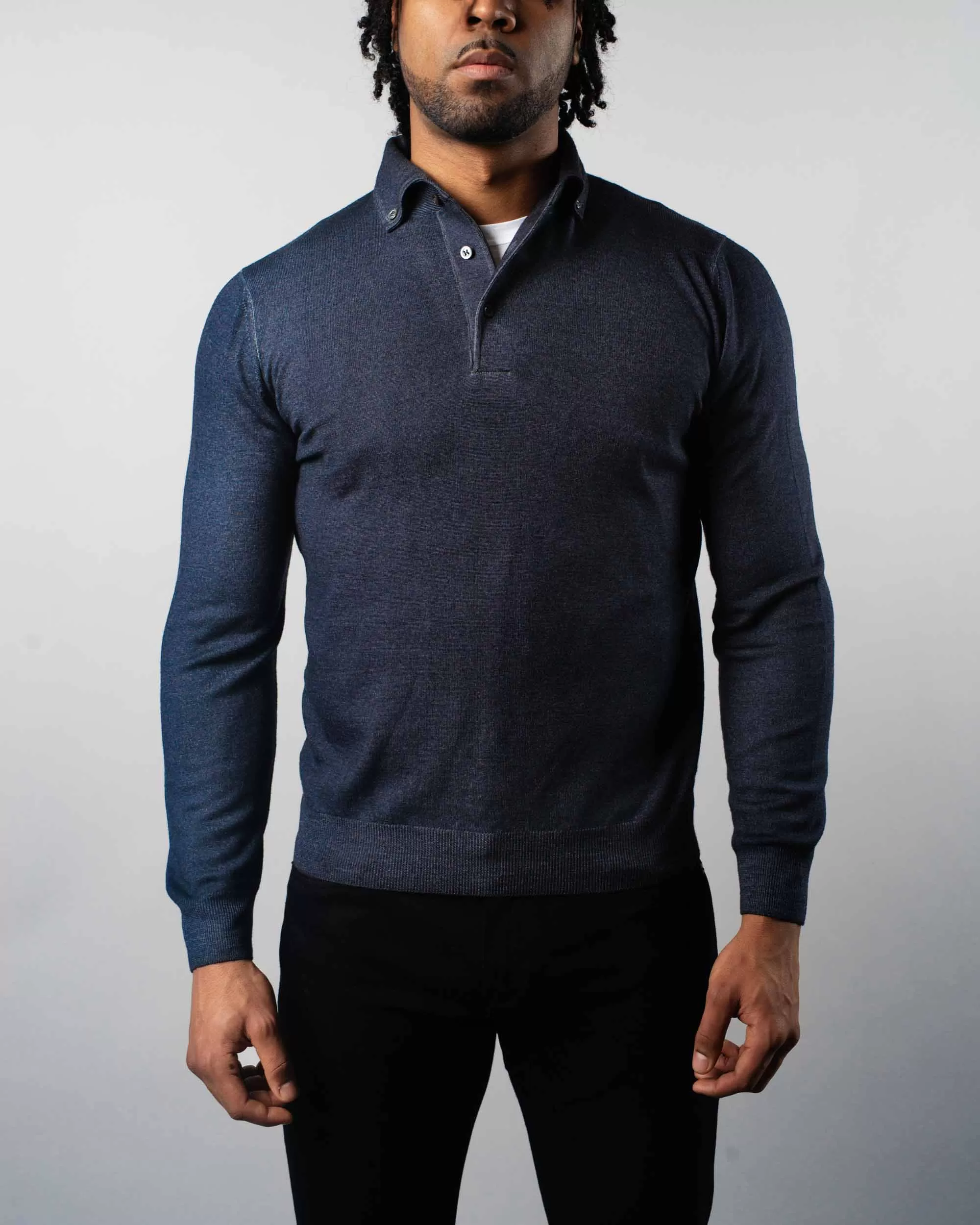 Long Sleeve Polo