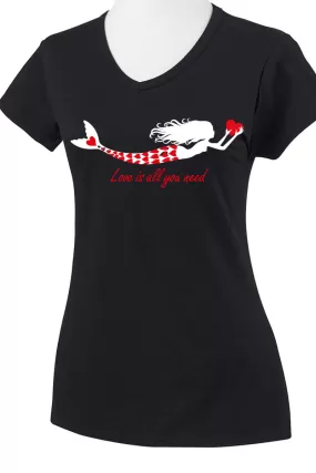 Love Is All You Need Short Sleeve Tee-XL Uni & 2X Uni Only