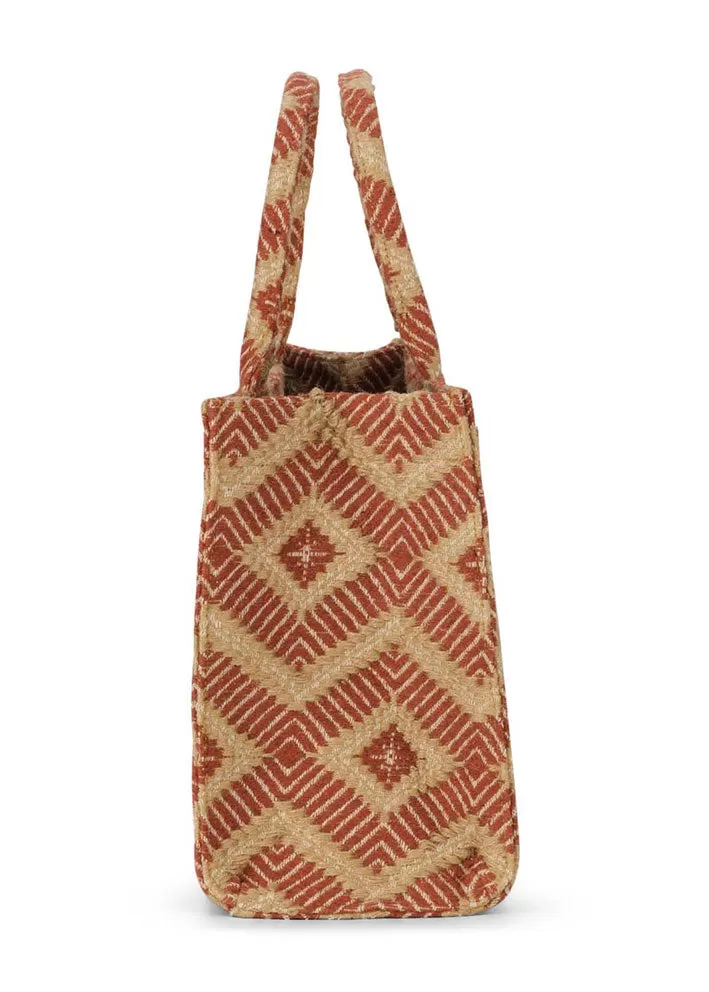 Luna Moon La Rambla Big Tote - Taske - Terracotta