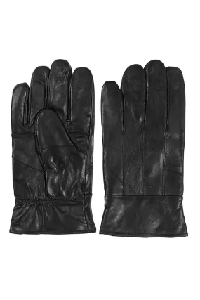 Men's Black Leather Gloves