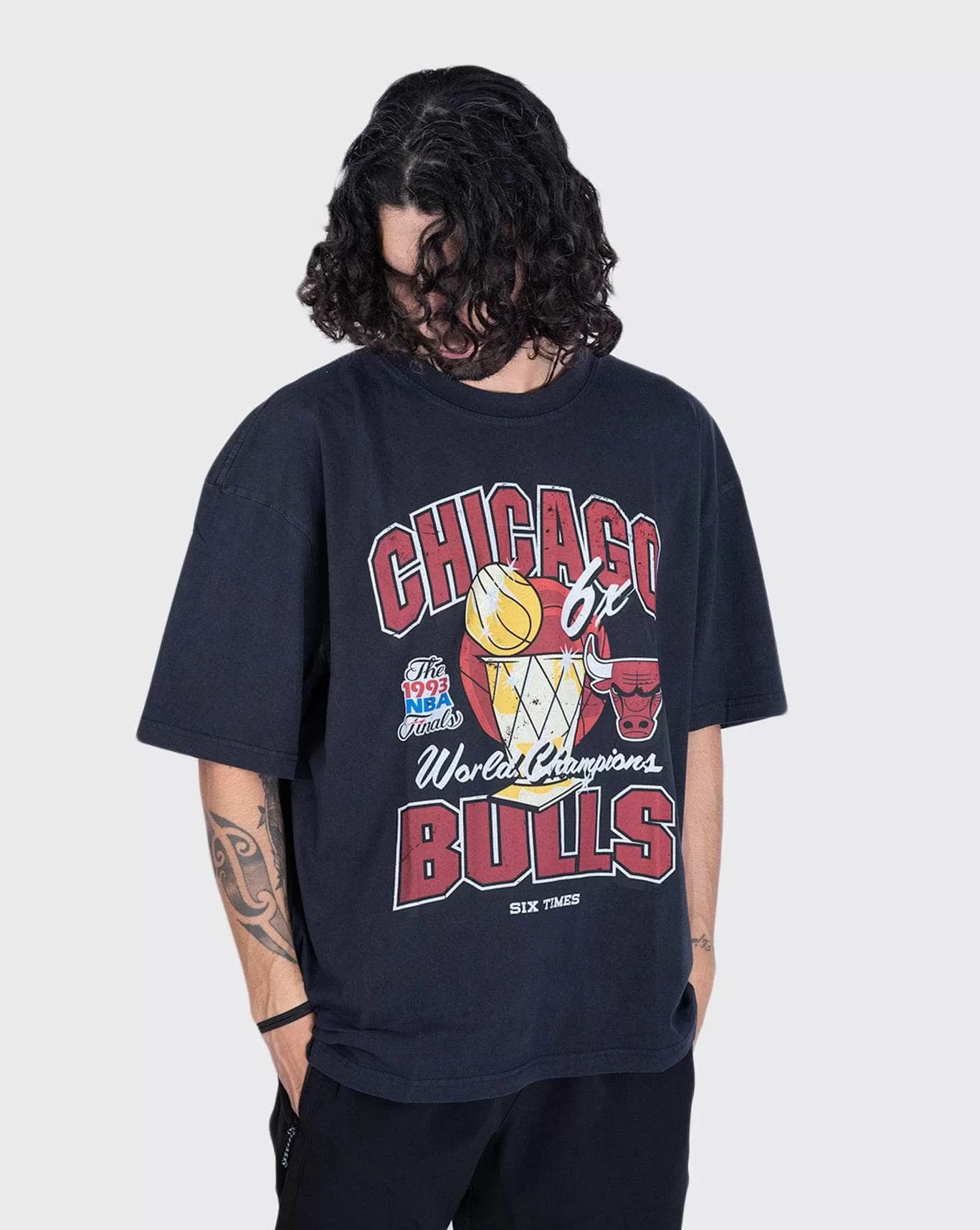 Mitchell & Ness Bulls Champs History Tee MNCG1305