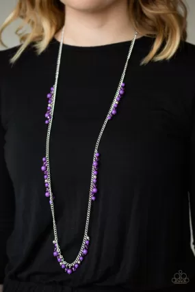 Paparazzi Miami Mojito Purple Necklace Set