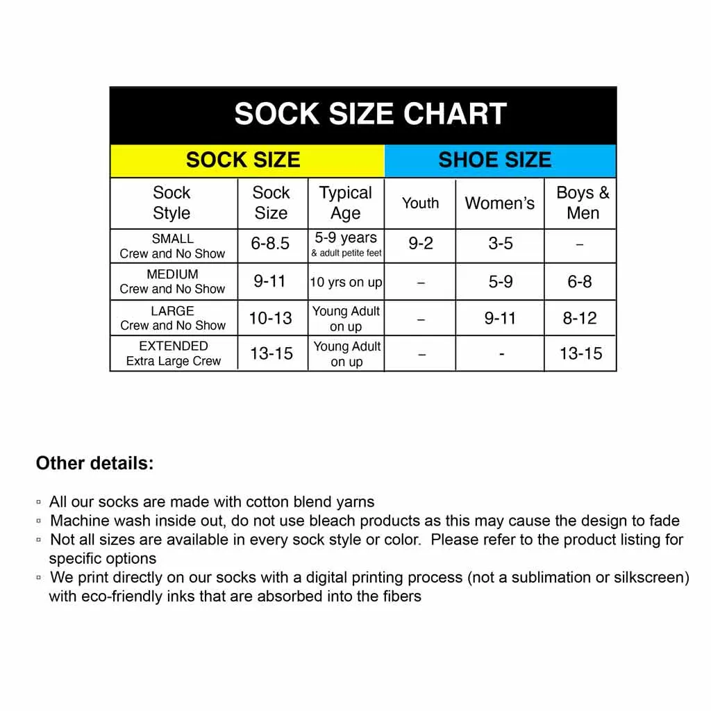 Phi Sigma Sigma Sorority Socks with Large Greek Letters, Printed on No Show Socks