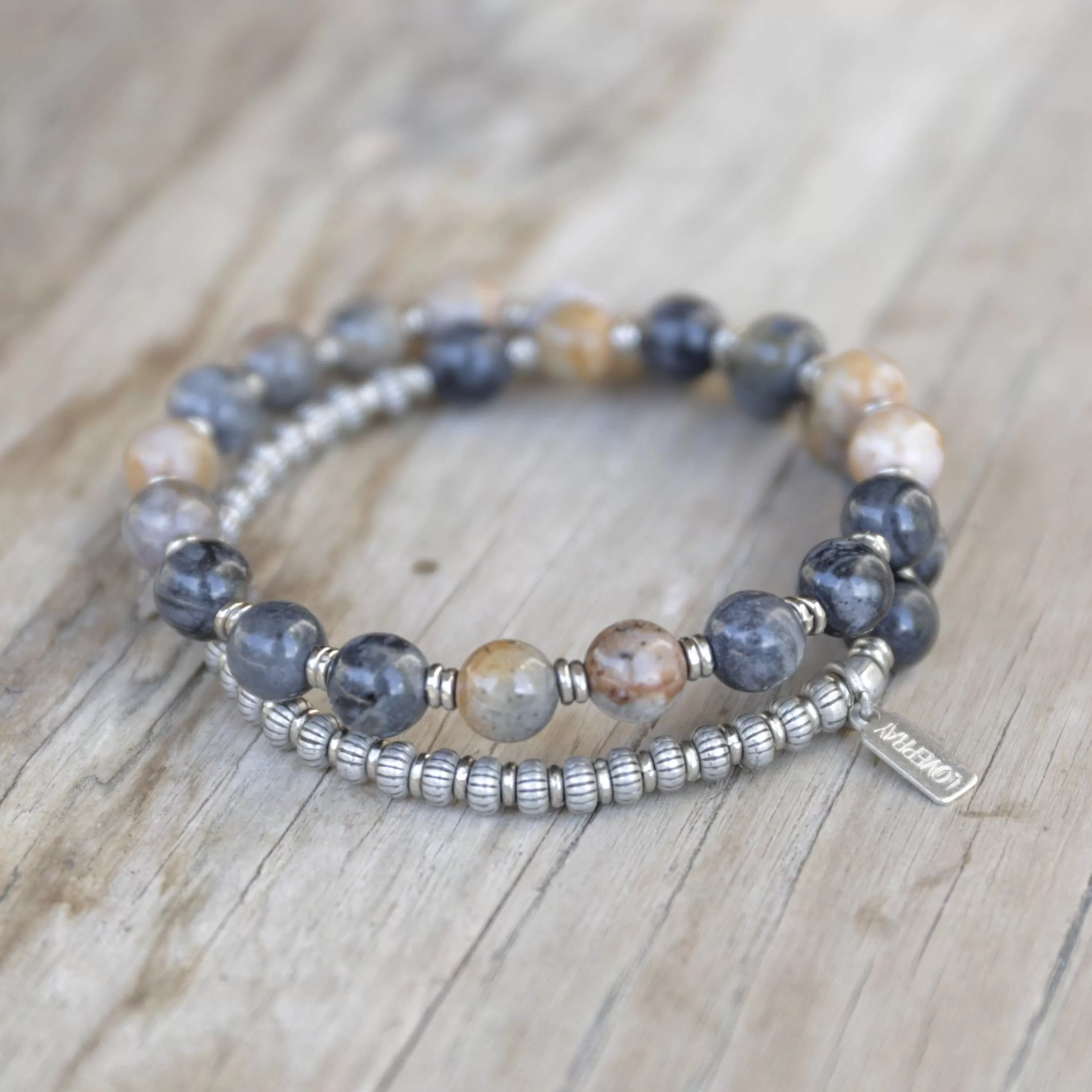 Picasso Jasper Mala Bracelet