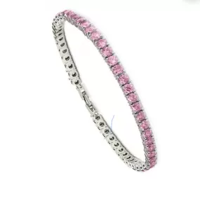 Pink Tennis Bracelet