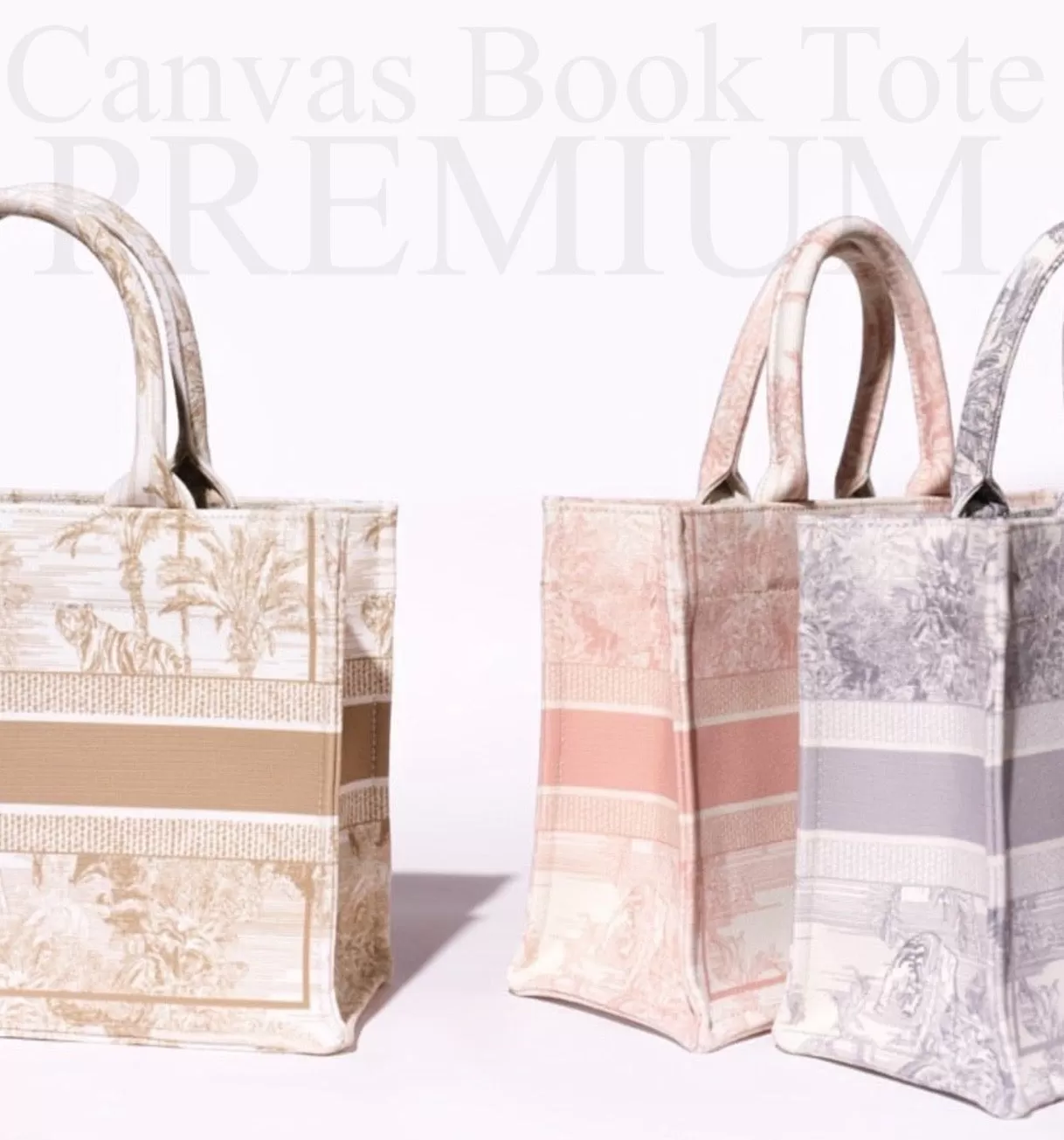 Premium Canvas Book Tote