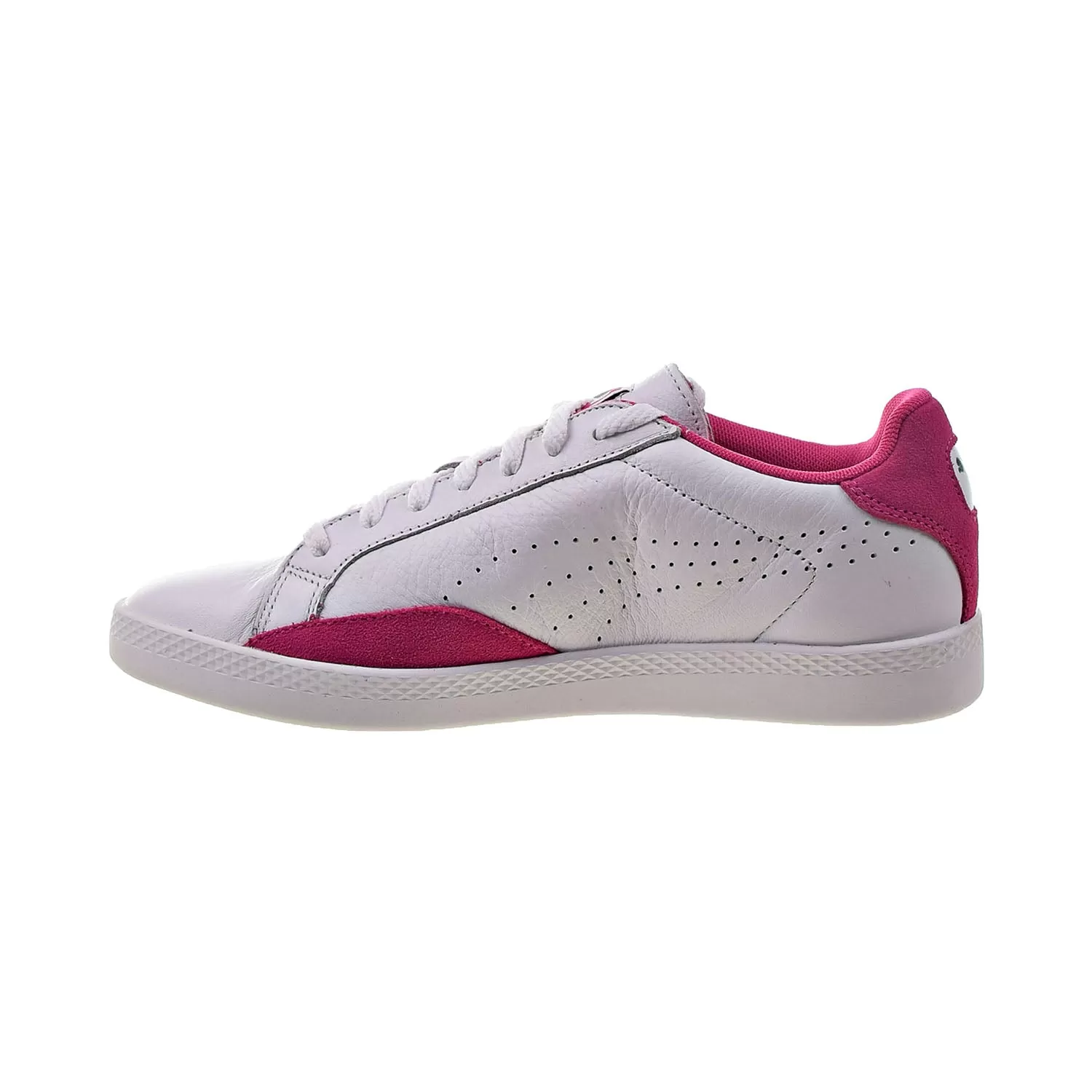 Puma Match Lo Basic Sports Women's Shoes Puma White-Fuchsia Purple