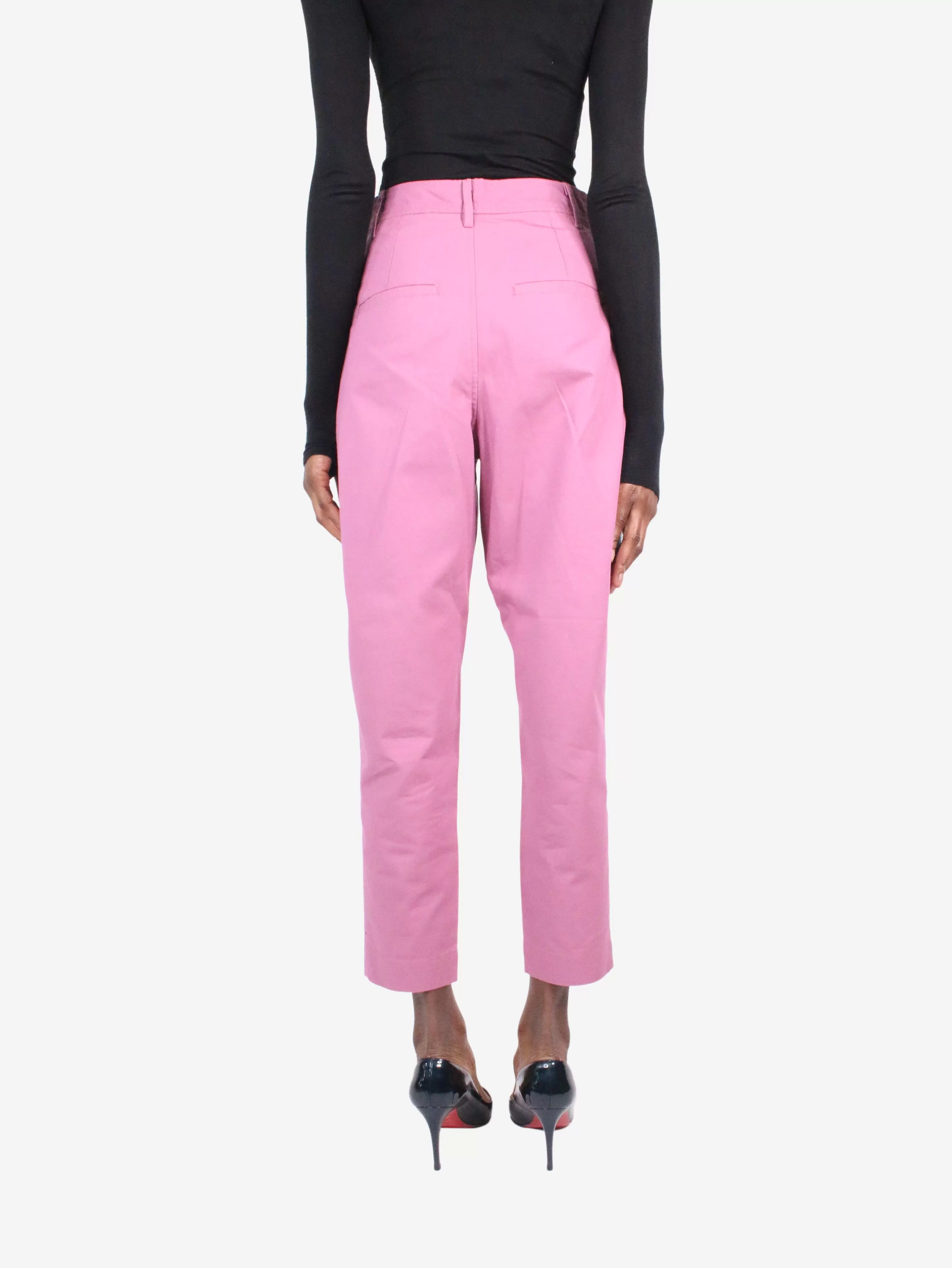 Purple tailored trousers - size FR 34