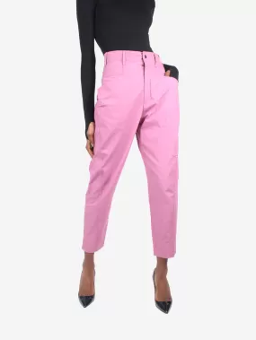 Purple tailored trousers - size FR 34