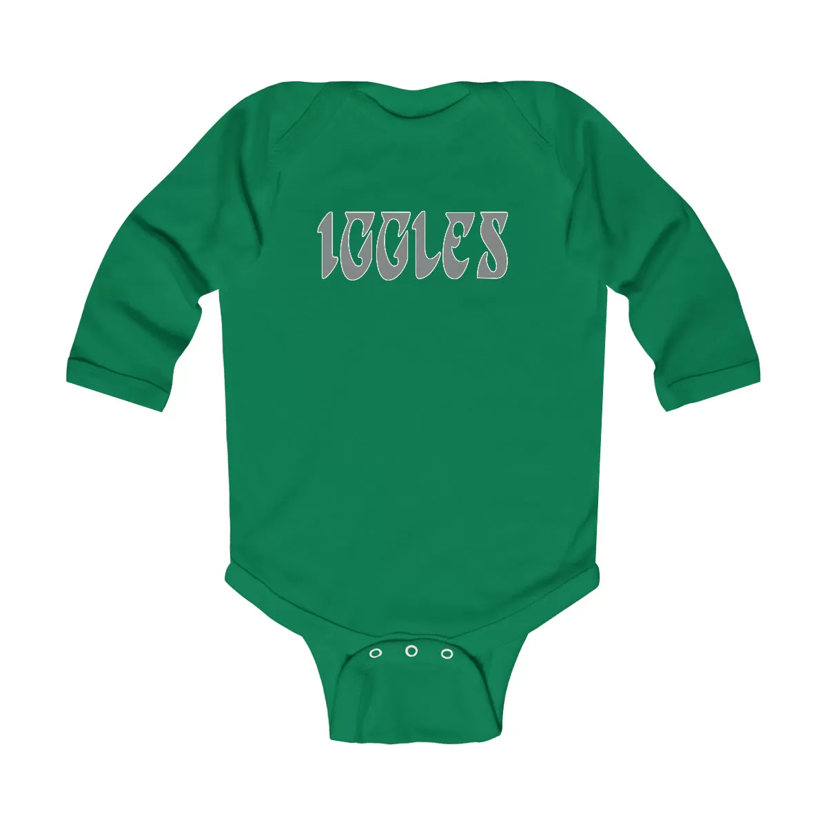 "Iggles" Long Sleeve Onesie