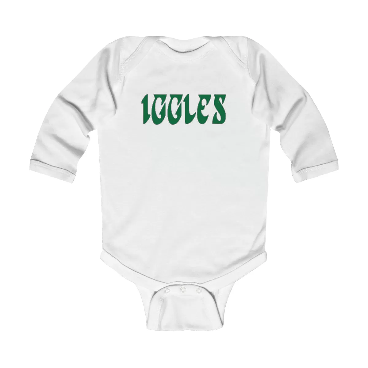 "Iggles" Long Sleeve Onesie