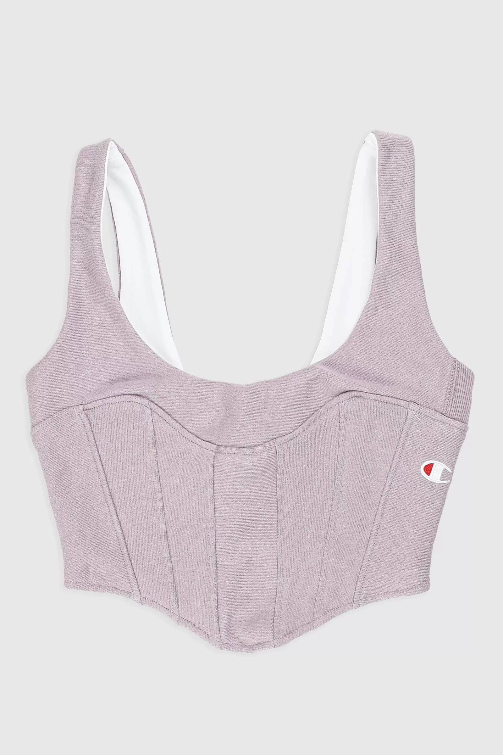 Rework Champion Sweatshirt Bustier - XS