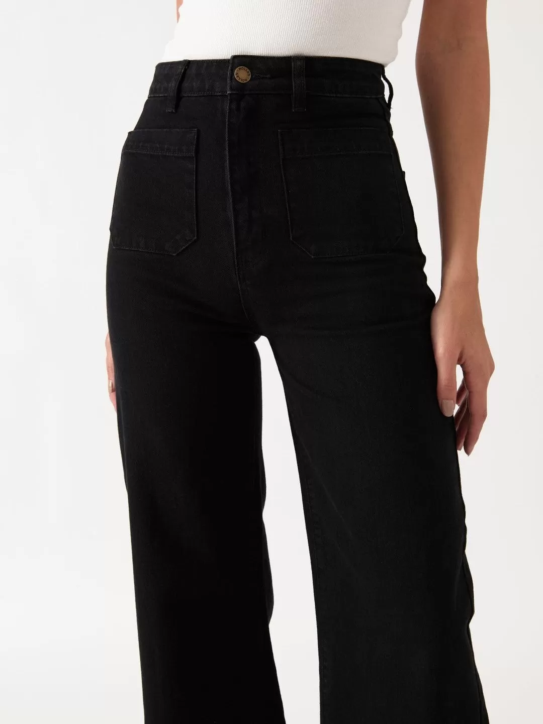 ROLLA'S Sailor Jean Comfort Jet Black