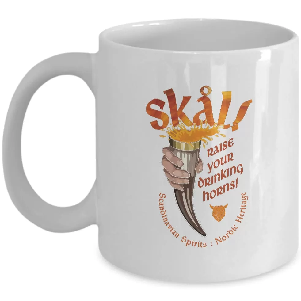 Skall White Mug